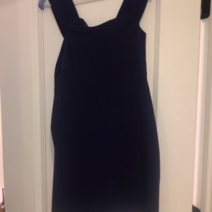 Blue Off the Shoulder dress